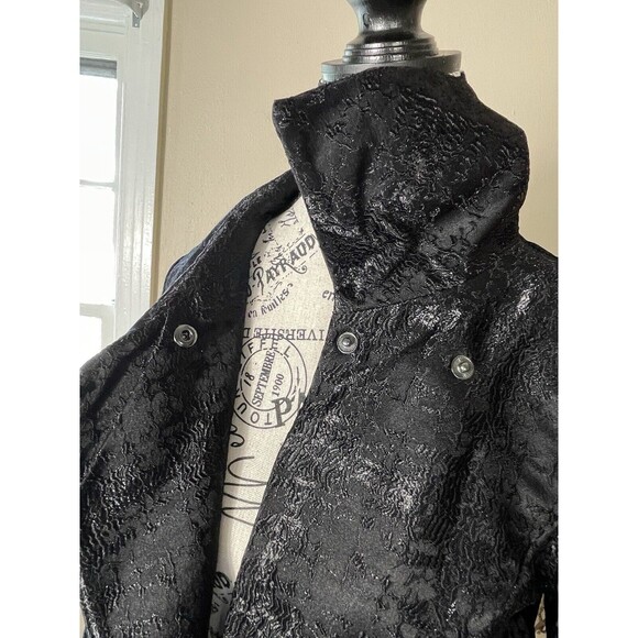 Mossimo Cropped Cocktail Jacket Black Womens XS Whimsigoth - Picture 11 of 12